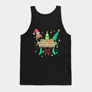 Good News Elf Quote Knit Tank Top